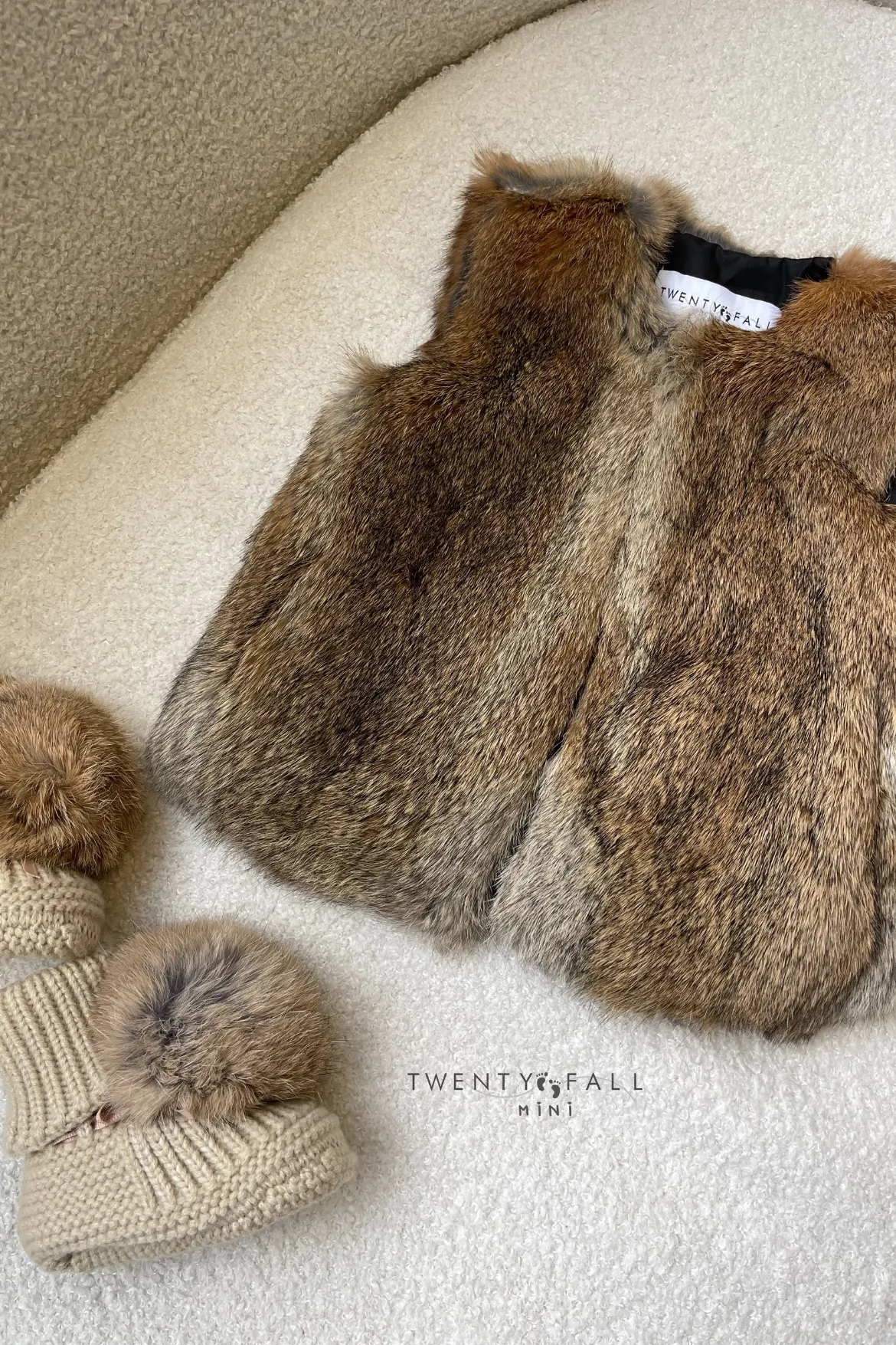 Natural Fur Gilet