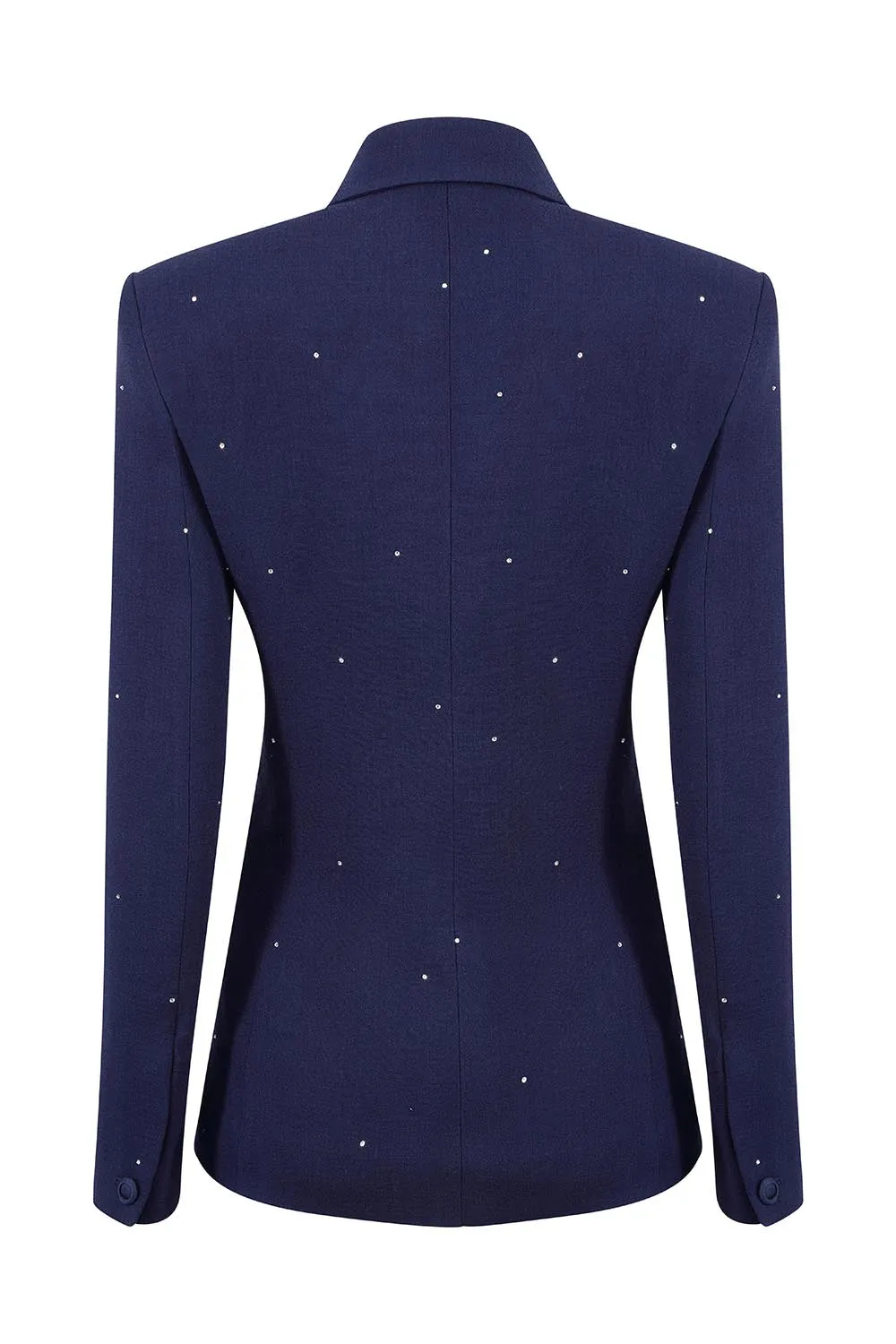 Navy Crystals Jacket - Imogen