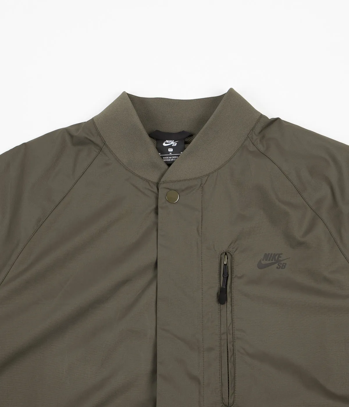 Nike SB Seasonal Skate Jacket - Cargo Khaki / Black / Yukon Brown / Black