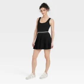 Open Box - Women's Pleated Active Dress - All In Motion Black M