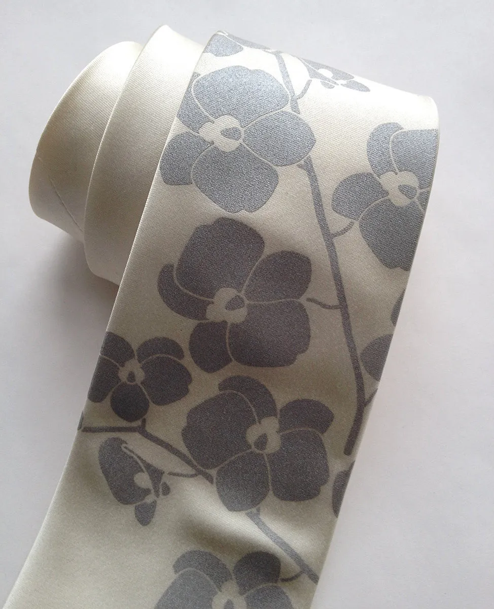 Orchid Flower Necktie