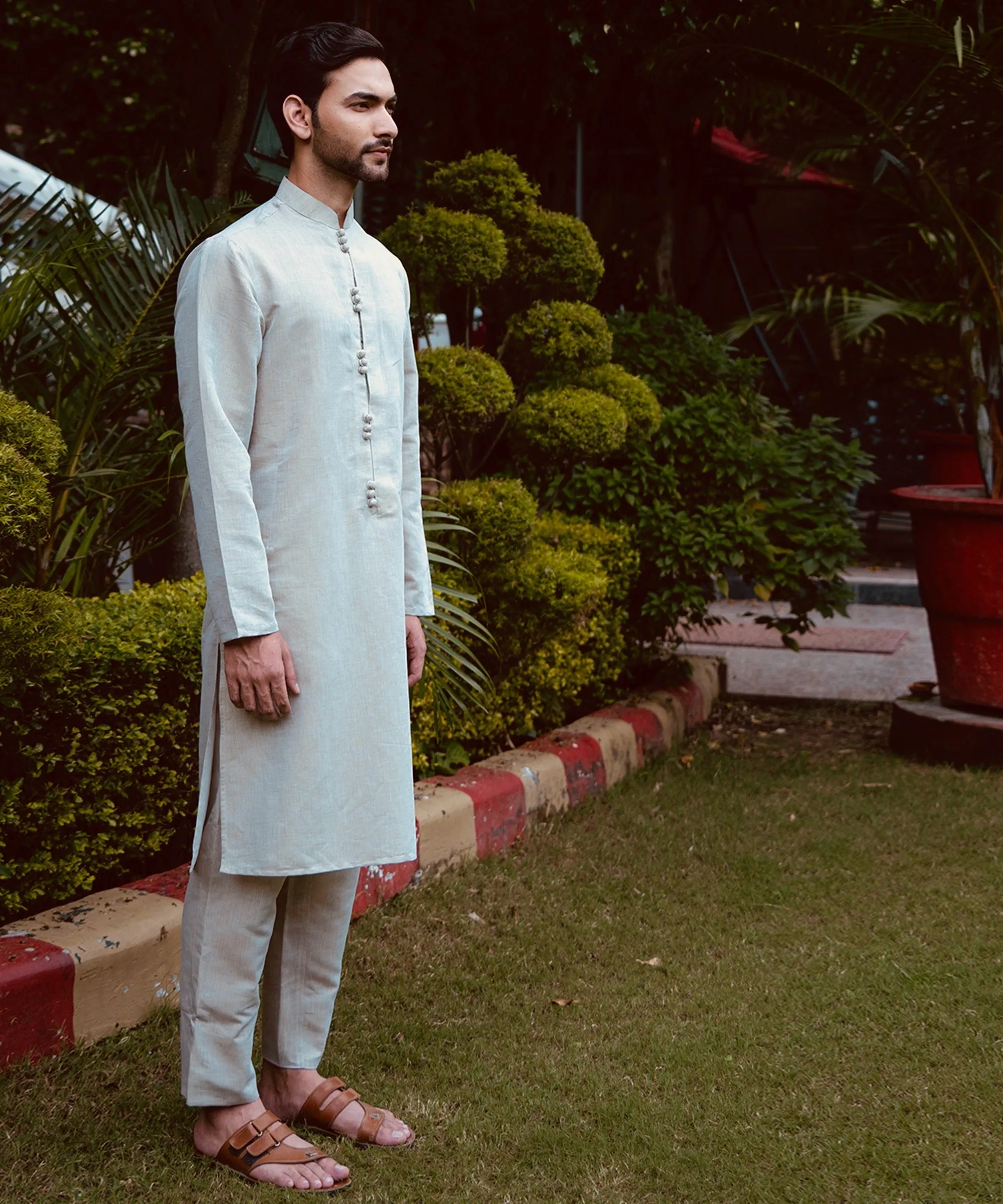 Oyster Kurta Pyjama Set