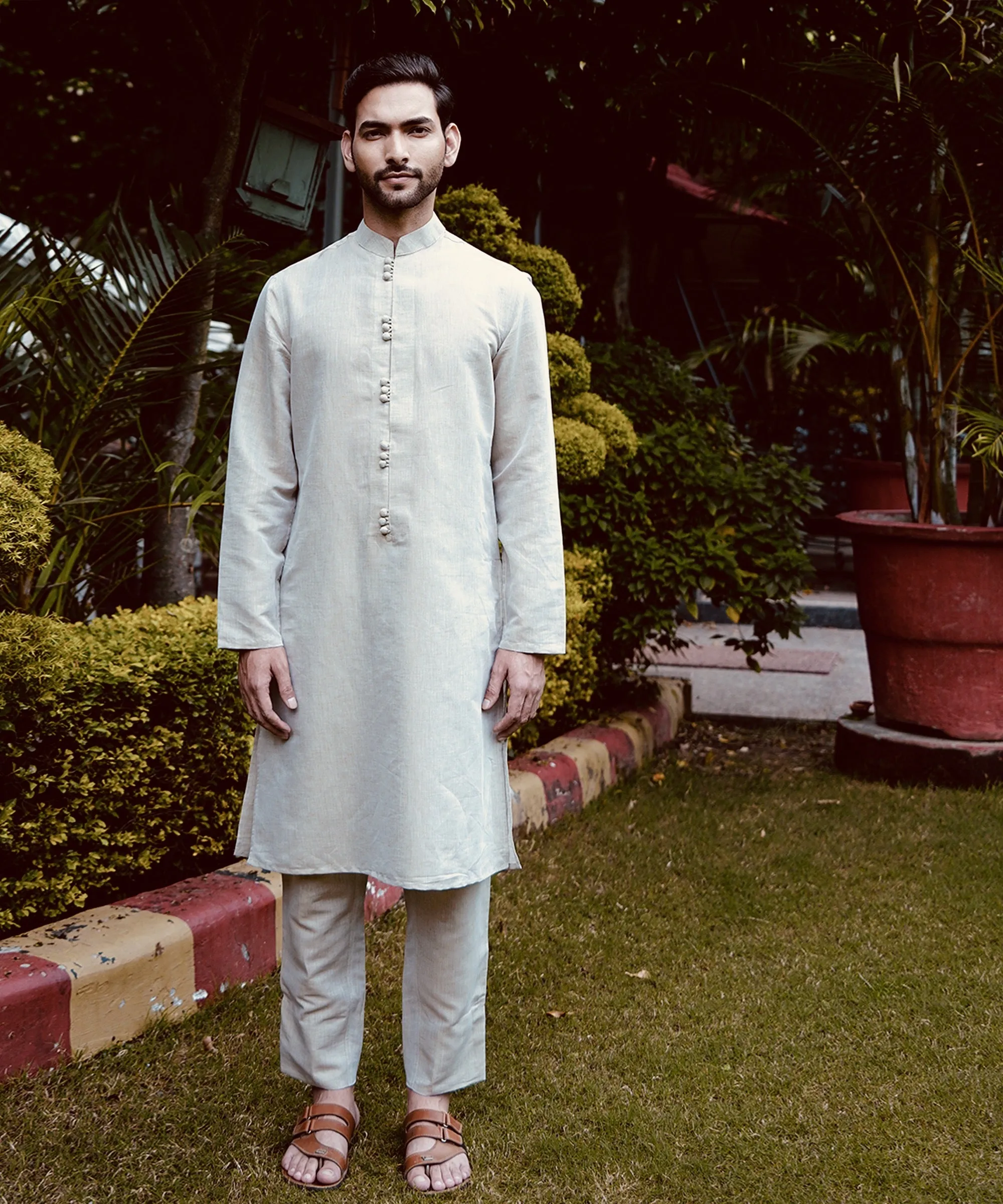 Oyster Kurta Pyjama Set