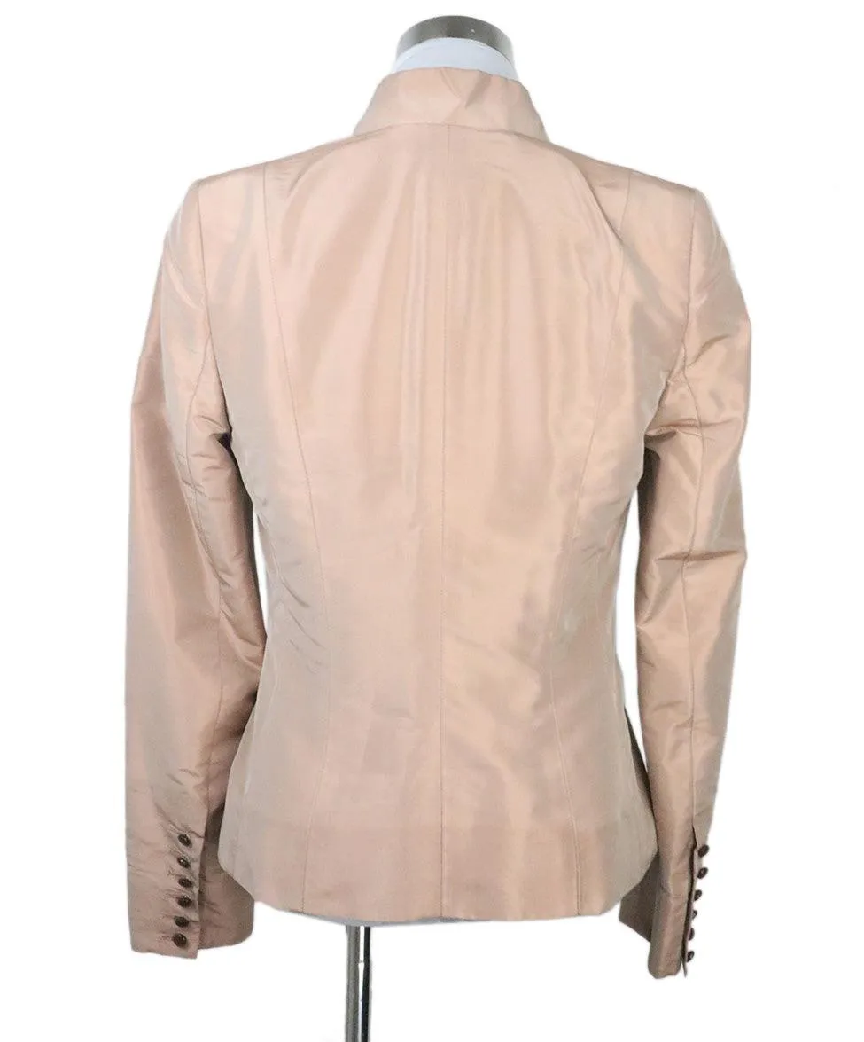 Pauw Nude Silk Jacket sz 2