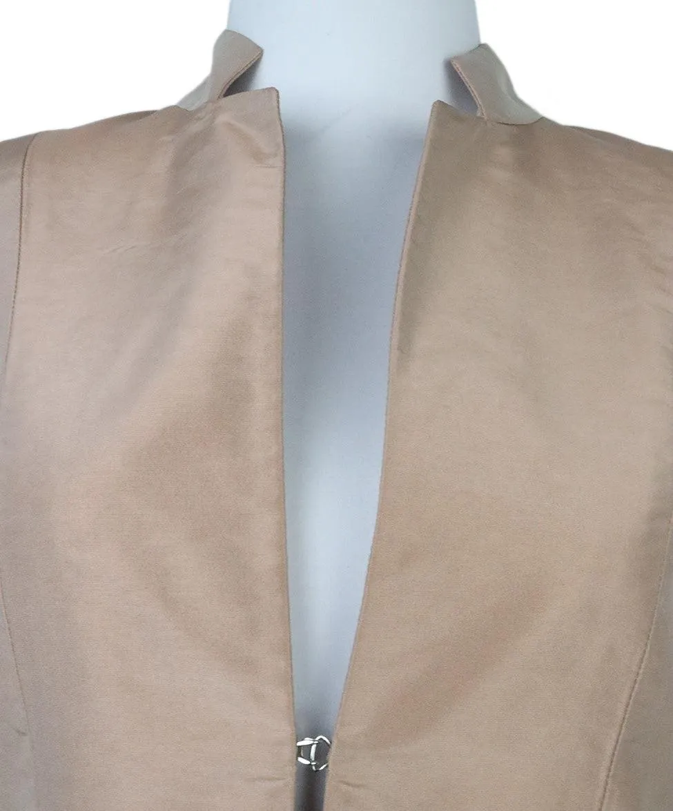 Pauw Nude Silk Jacket sz 2