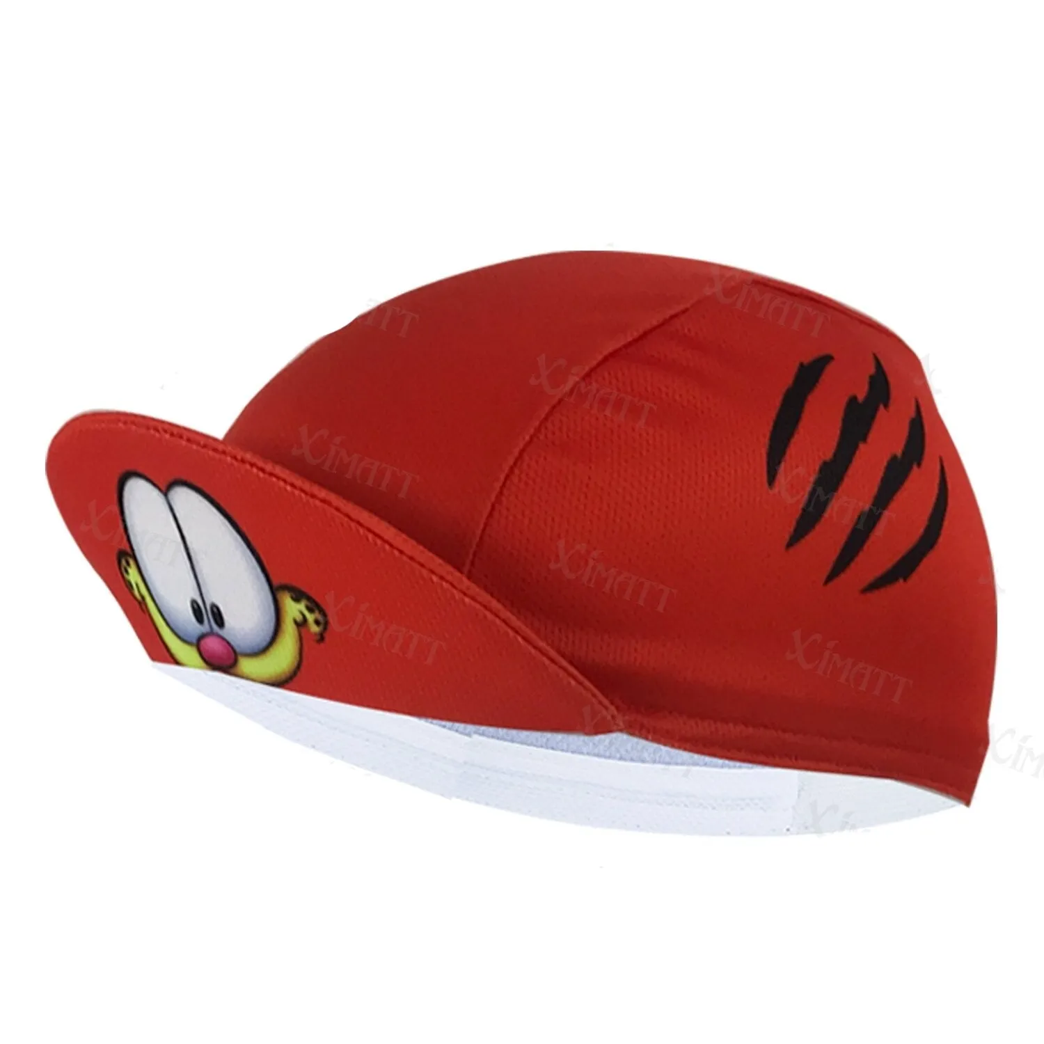 Pizza Cat Watermelon Bicycle Women's Men's Caps Black White Blue Red Quick Drying Cycling Balaclava Summer Retro Bike Hat