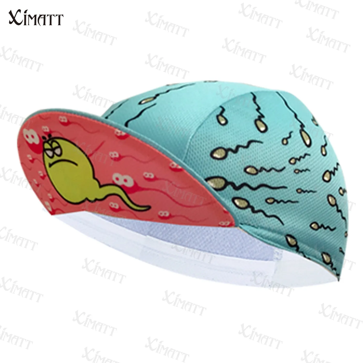 Pizza Cat Watermelon Bicycle Women's Men's Caps Black White Blue Red Quick Drying Cycling Balaclava Summer Retro Bike Hat