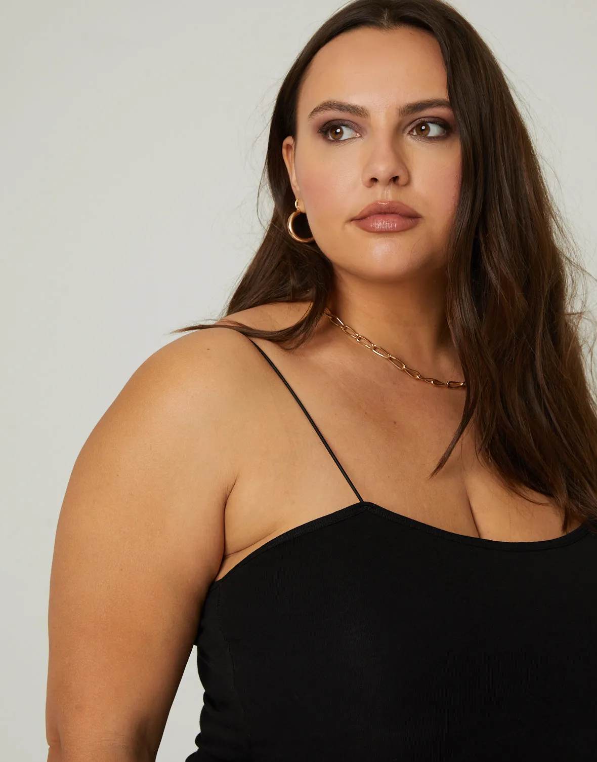 Plus Size Padded Spagetti Strap Camisole