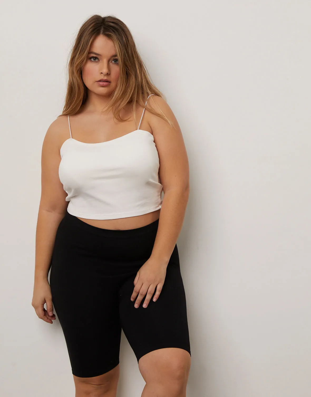 Plus Size Padded Spagetti Strap Camisole