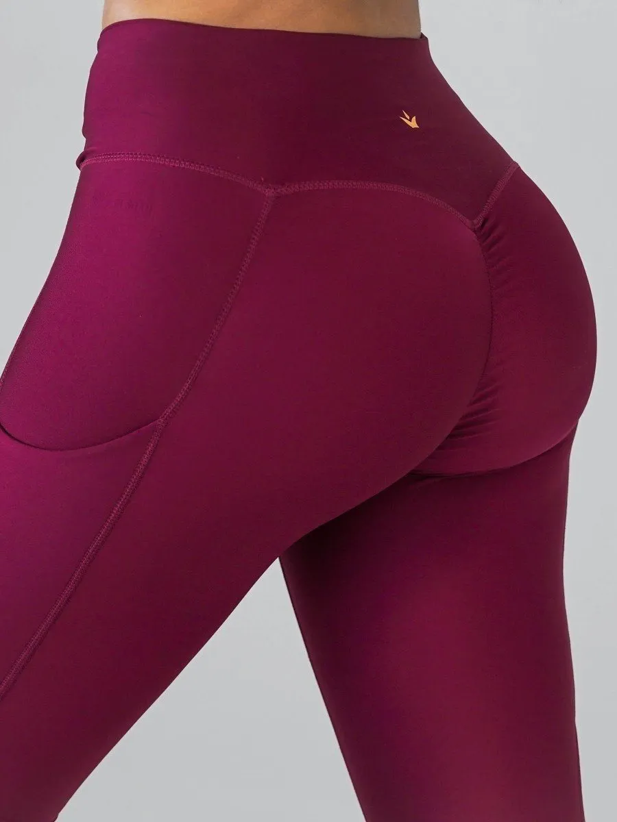 Pristine Pocket Leggings | CRANBERRY