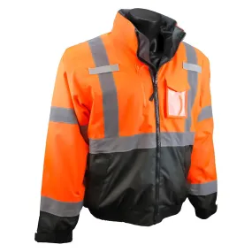 Radians SJ210B Three-in-One Deluxe High Visibility Bomber Jacket