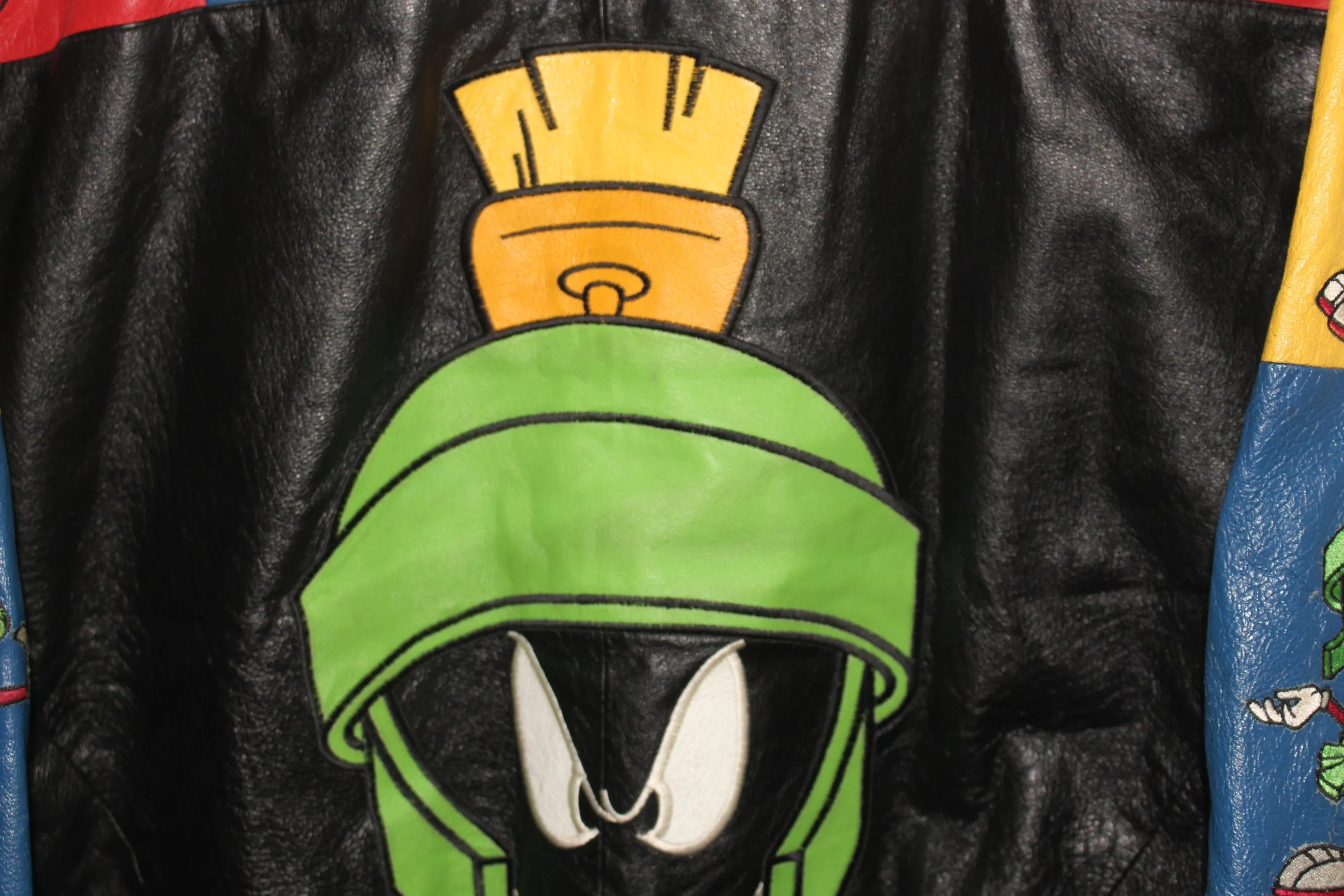 Rare Marvin The Martian Leather Jacket (L)