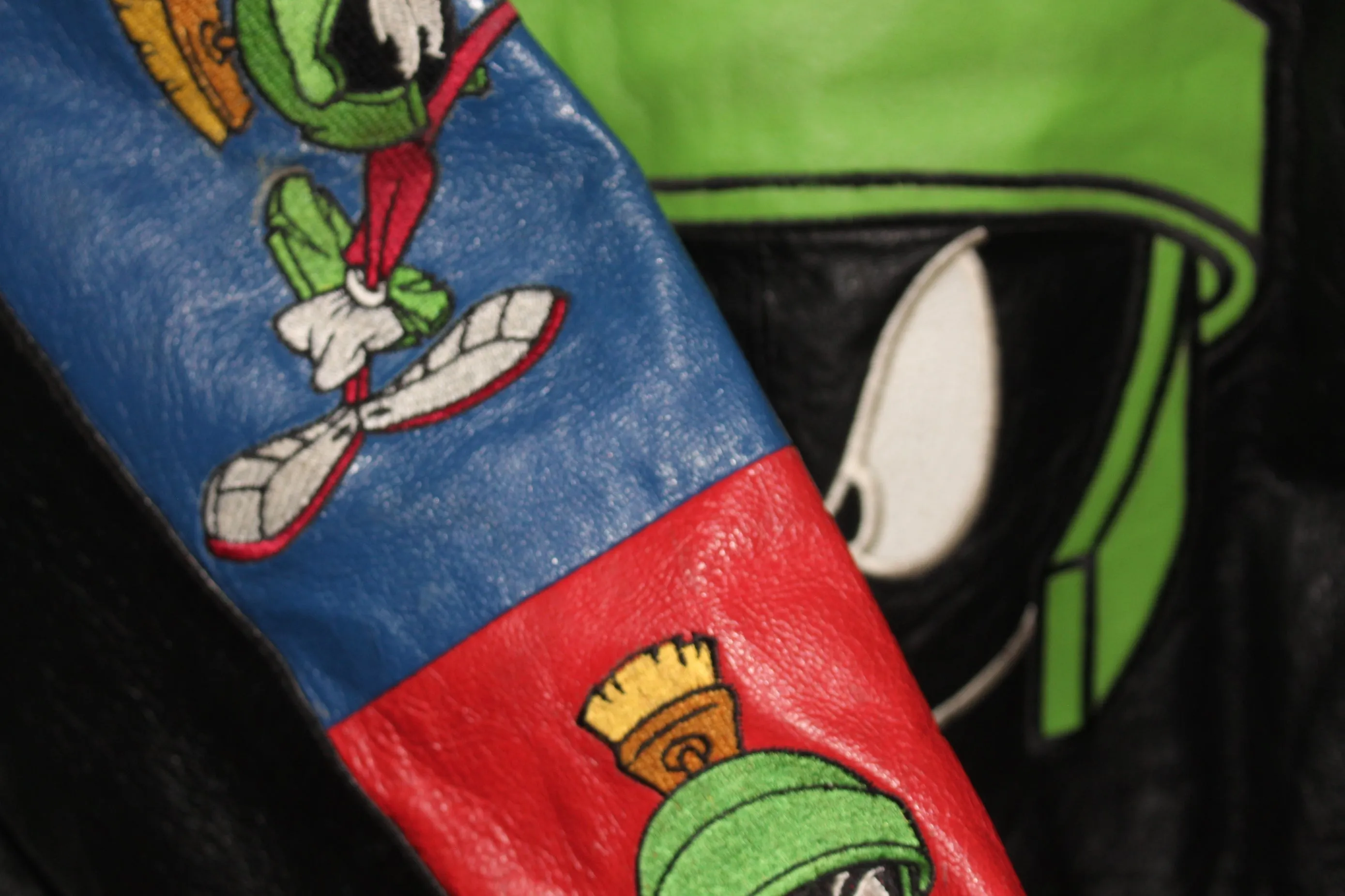 Rare Marvin The Martian Leather Jacket (L)