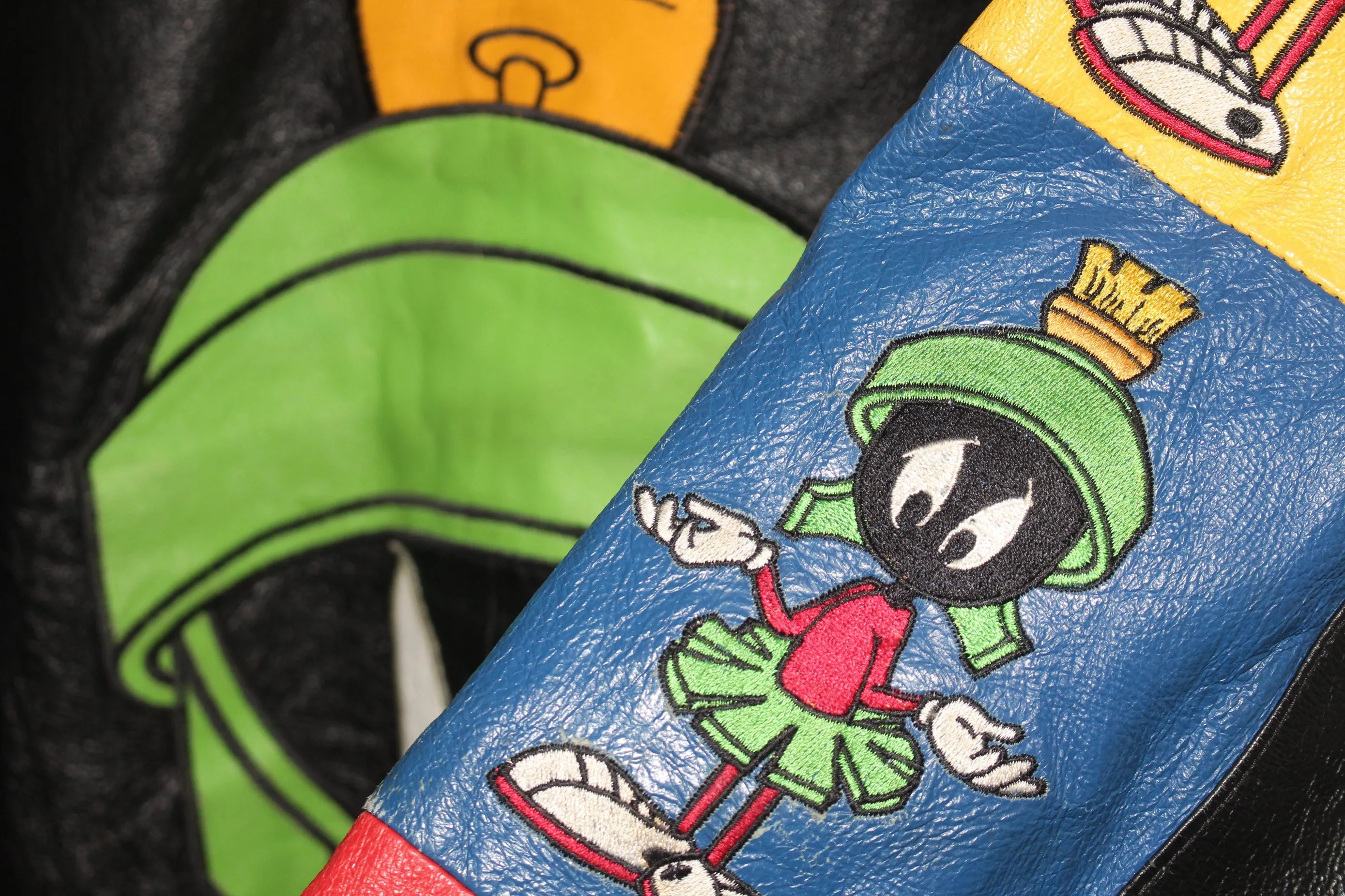 Rare Marvin The Martian Leather Jacket (L)