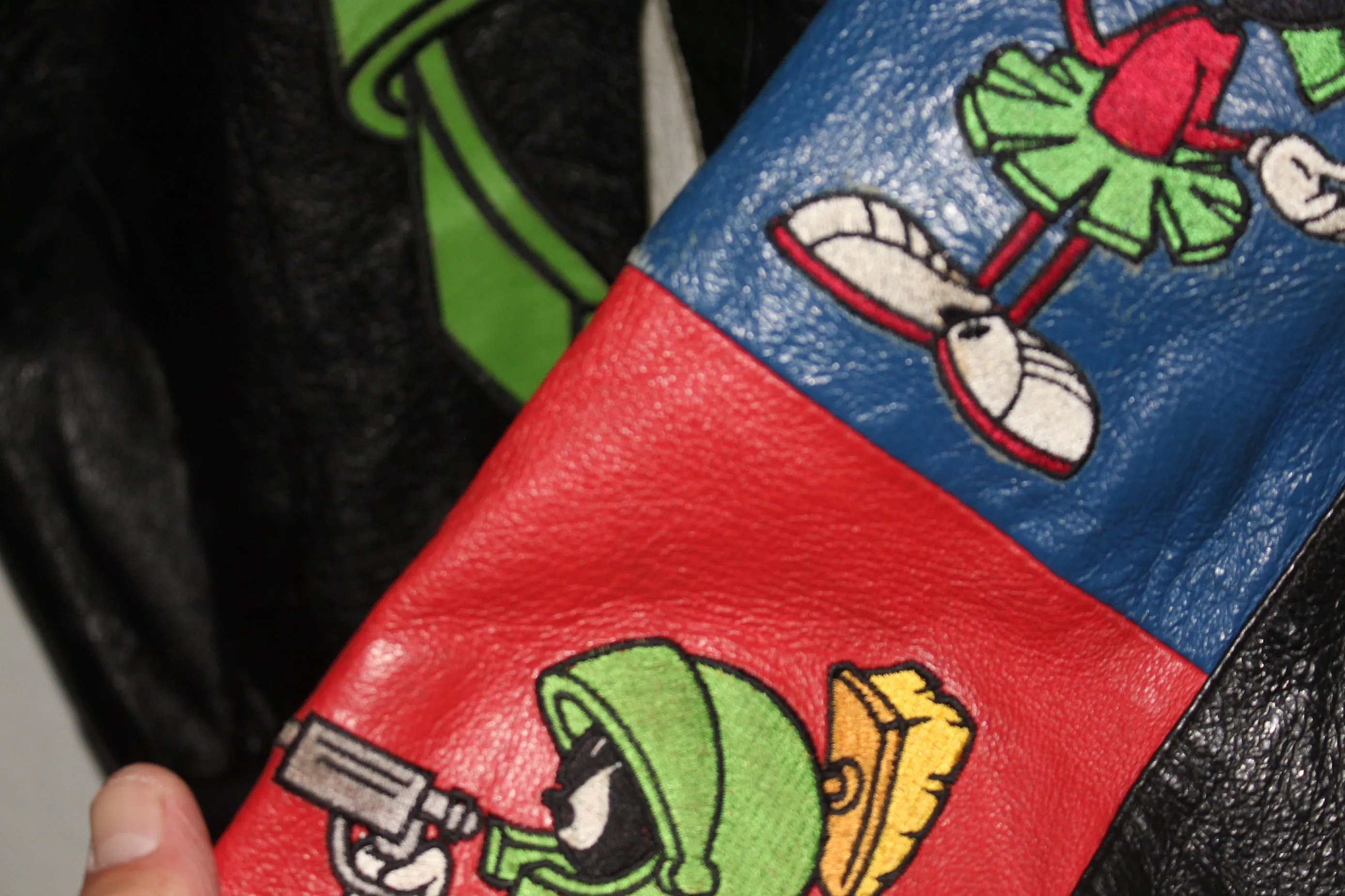 Rare Marvin The Martian Leather Jacket (L)