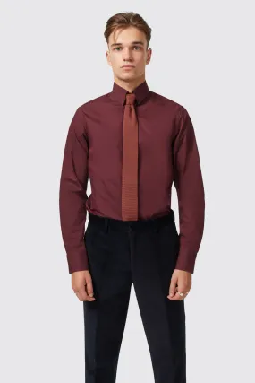 Roslin Slim Fit Red Shirt - ARCHIVE