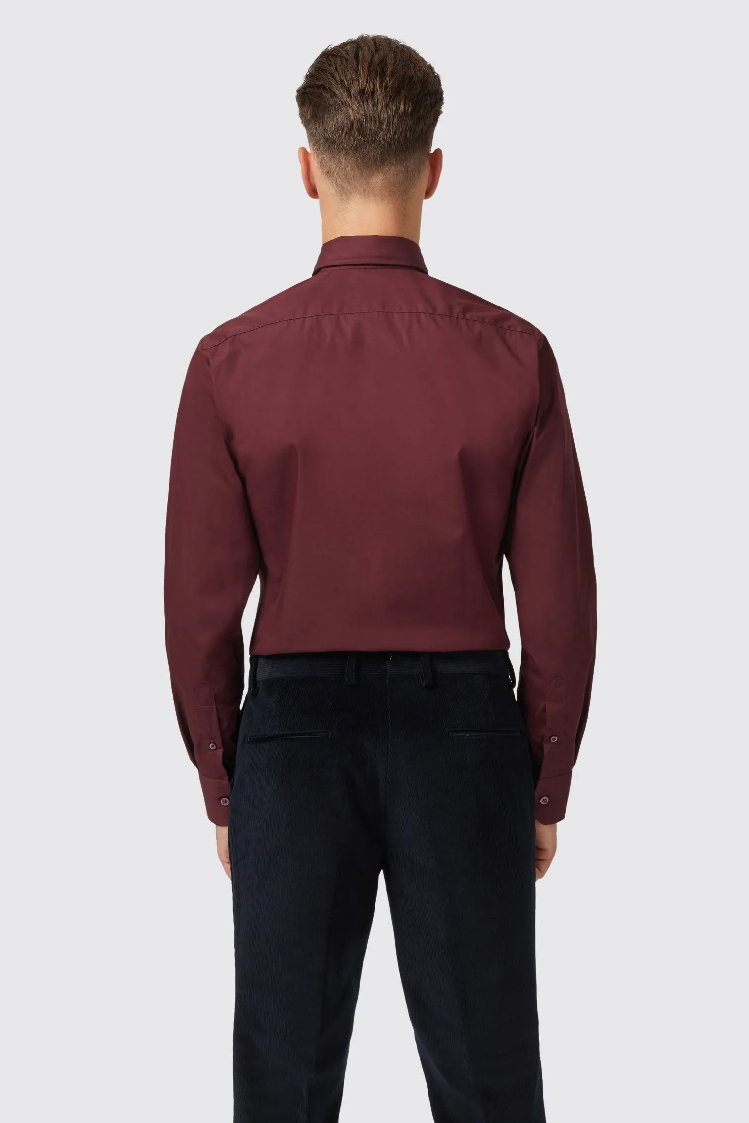 Roslin Slim Fit Red Shirt - ARCHIVE