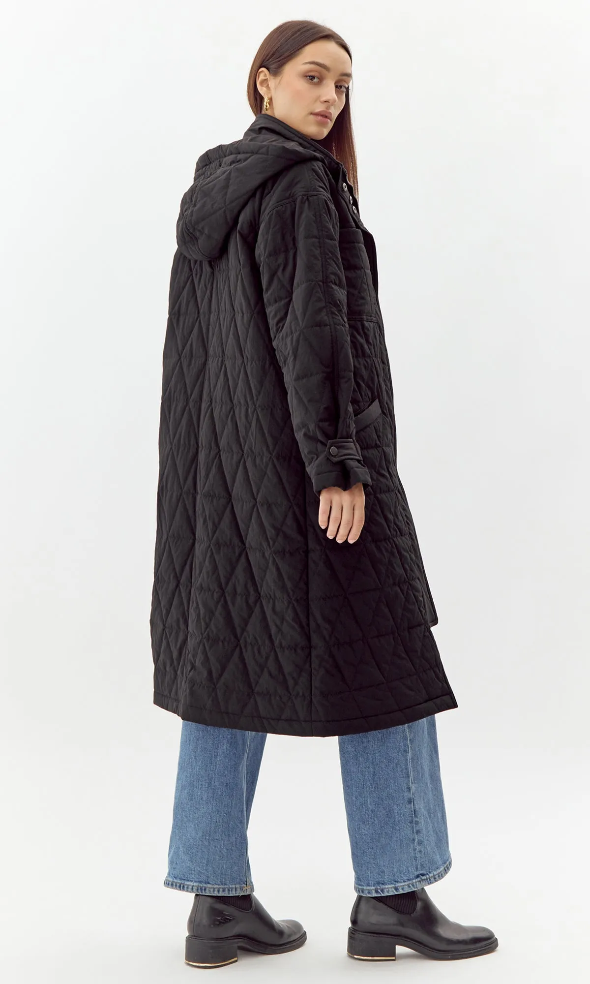 Sammy Quilted Hooded Jacket