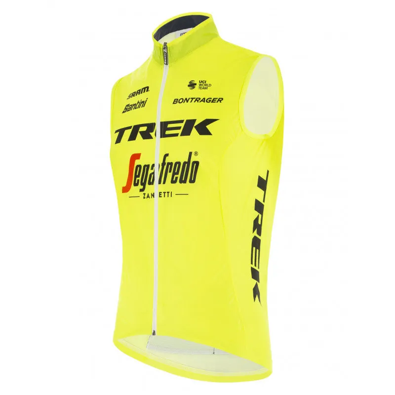 Santini Trek-Segafredo Gilet (Fluo Green)