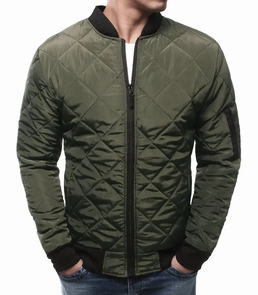 Satin Bomber Baseball Winter Jacket Men Jacket Oem Wholesale Men Jacket Custom Men Nasa Flight Coats Nylon Patchwork Quilts