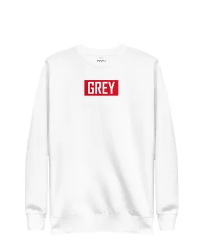 Signature Red Box Logo Sweatshirt