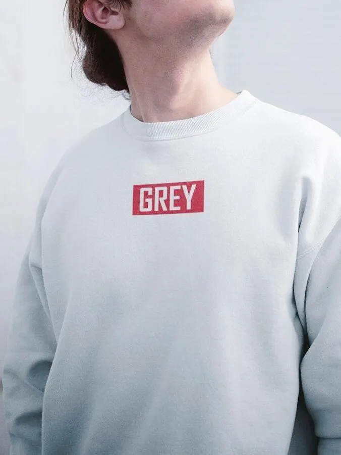 Signature Red Box Logo Sweatshirt