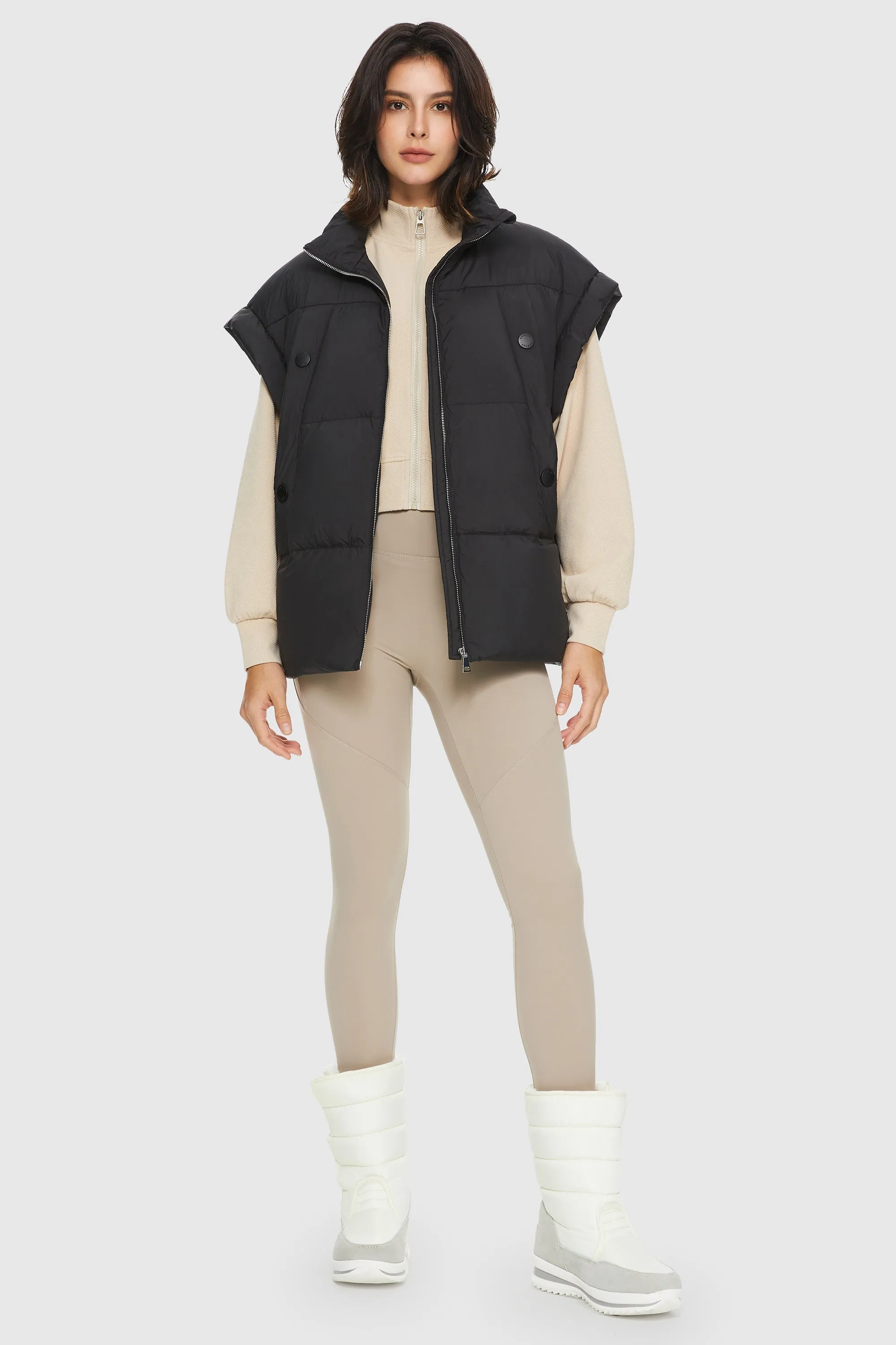 Sleeveless Classic Puffer Vest