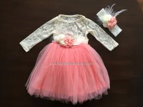 Smash Cake Baby Ballerina Tutu Set