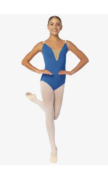 So Danca SL22 Loretta Adult Princess Seam Camisole Leotard With Mesh Insert