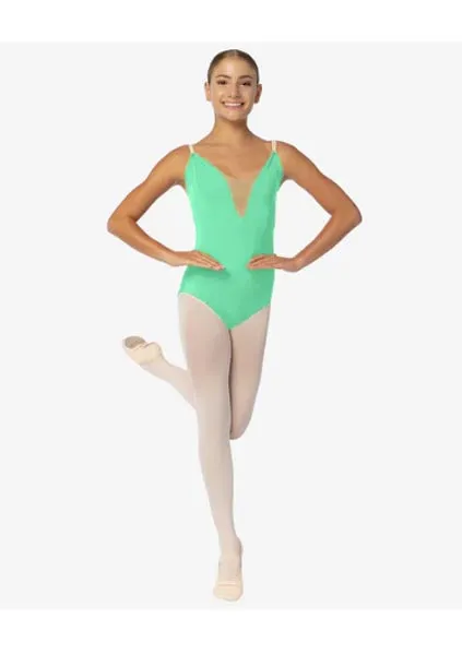 So Danca SL22 Loretta Adult Princess Seam Camisole Leotard With Mesh Insert