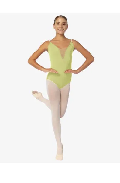 So Danca SL22 Loretta Adult Princess Seam Camisole Leotard With Mesh Insert