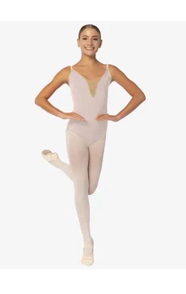 So Danca SL22 Loretta Adult Princess Seam Camisole Leotard With Mesh Insert