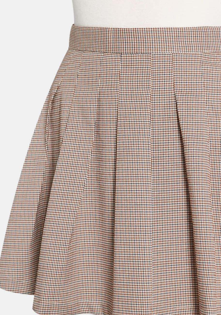 So Pleat to Meet You Skirt