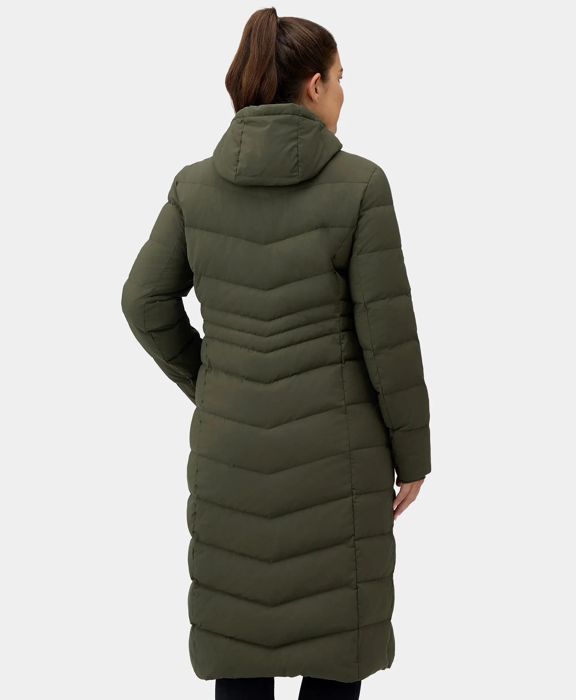 SOHO Women's Heated Down Parka Jacket