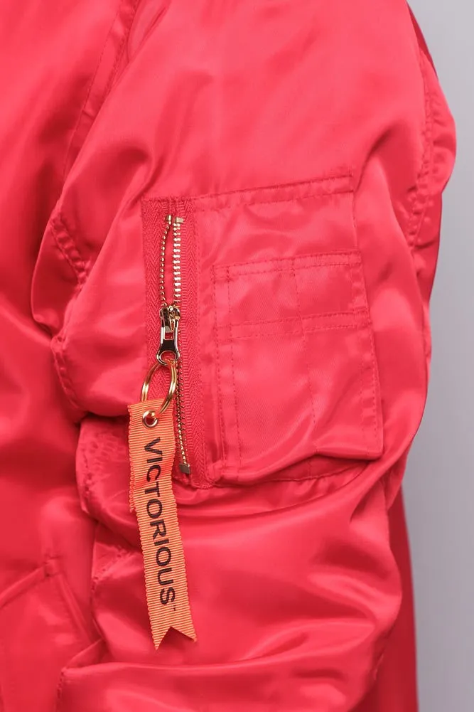 Solid Color MA-1 Bomber Jacket