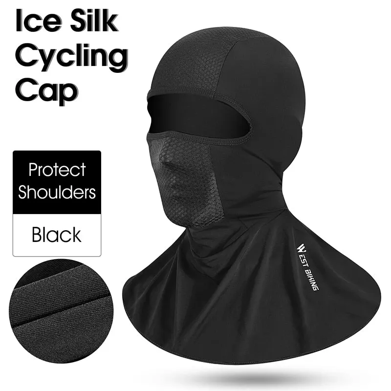 Summer Bike Cap Anti-UV Sport Running Cycling Balaclava Men Women Sun Protection Motorcycle Helmet Liner Bicycle Hat