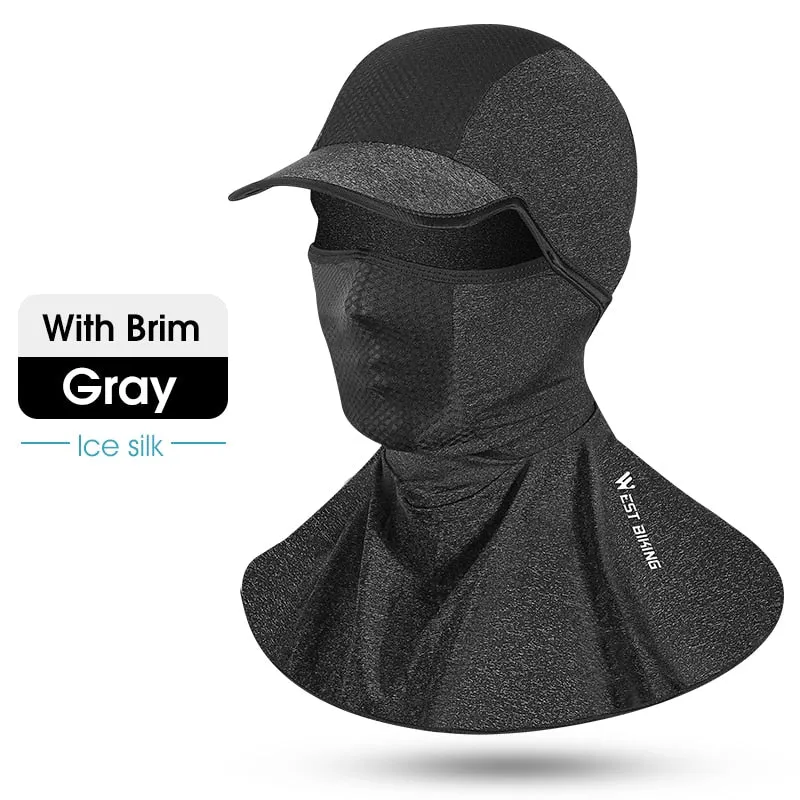 Summer Bike Cap Anti-UV Sport Running Cycling Balaclava Men Women Sun Protection Motorcycle Helmet Liner Bicycle Hat