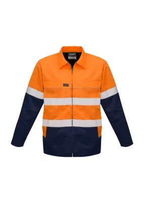 Syzmik Mens Core 2 Tone Cotton Drill Jacket Taped