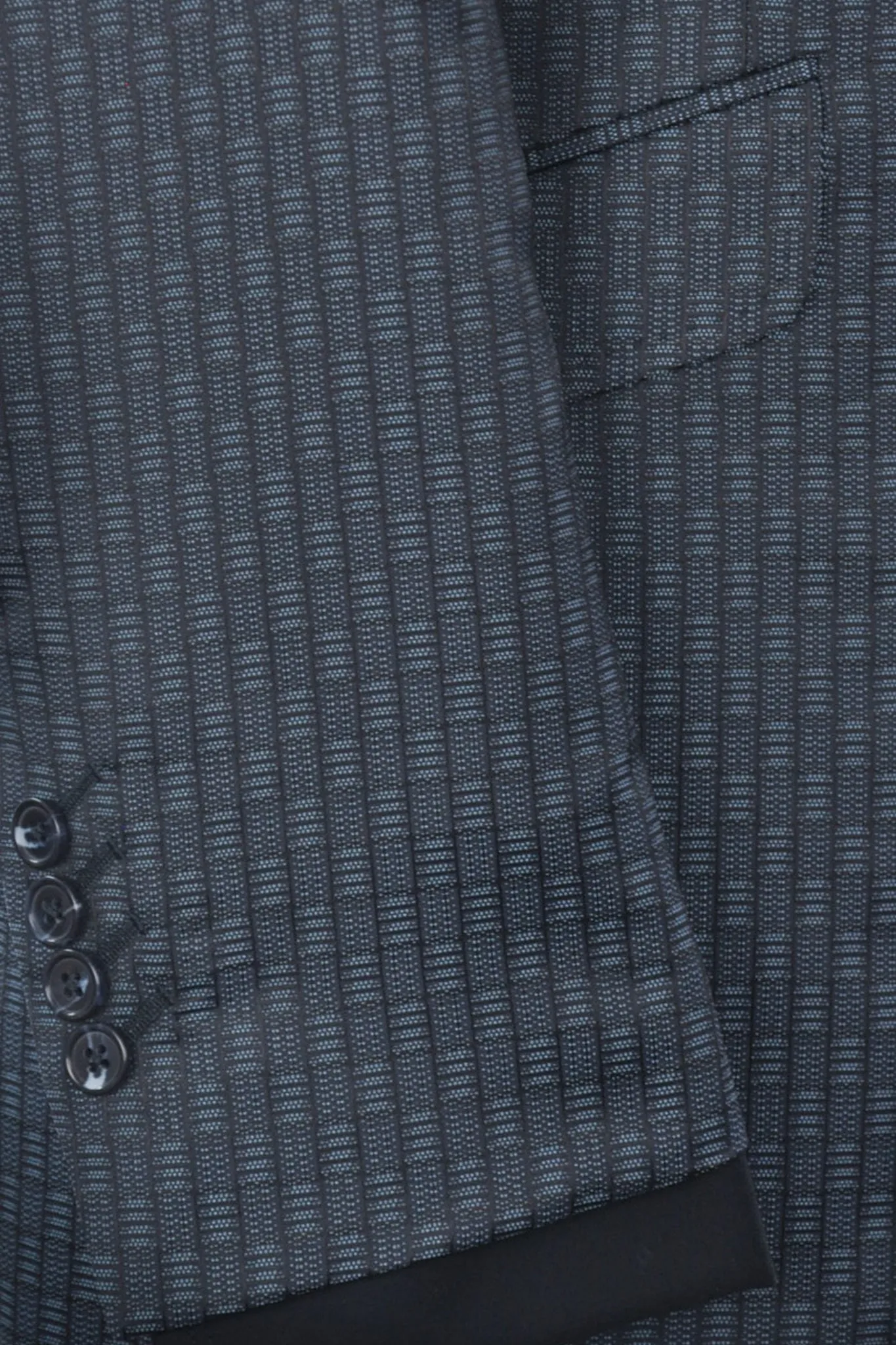 The Williamson Navy Rectangle Pattern Suit