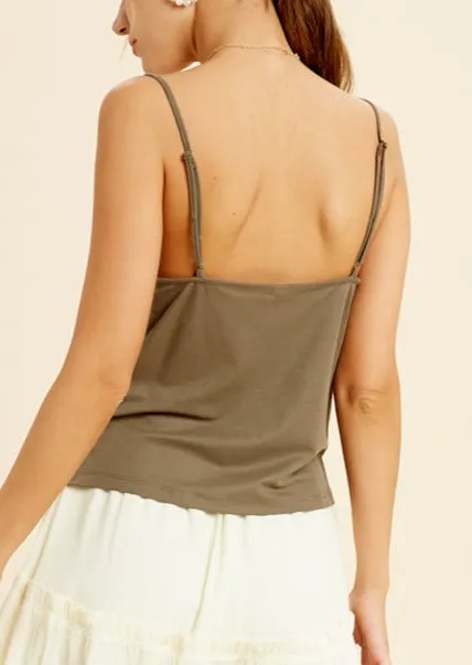 Twist Front Cami Top