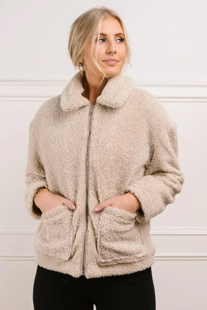 Vero Moda Nylah Teddy Jacket-FINAL SALE