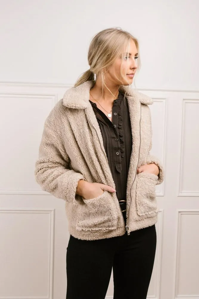 Vero Moda Nylah Teddy Jacket-FINAL SALE