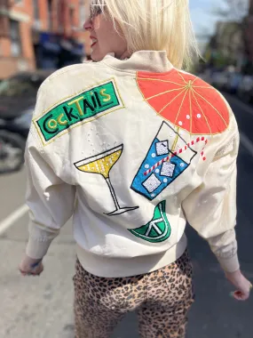 Vintage 80s Cocktail theme Jacket