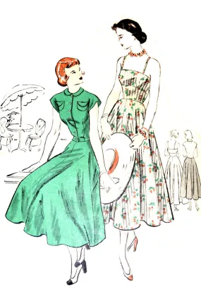 Vogue 3208 dress and jacket pattern vintage 1950s 31.5B