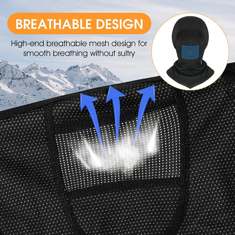 Warm Winter Cycling Cap Reflective Men Women Sport Scarf Balaclava Neck Warmer Ski Bicycle Motorcycle Running Cap Hat