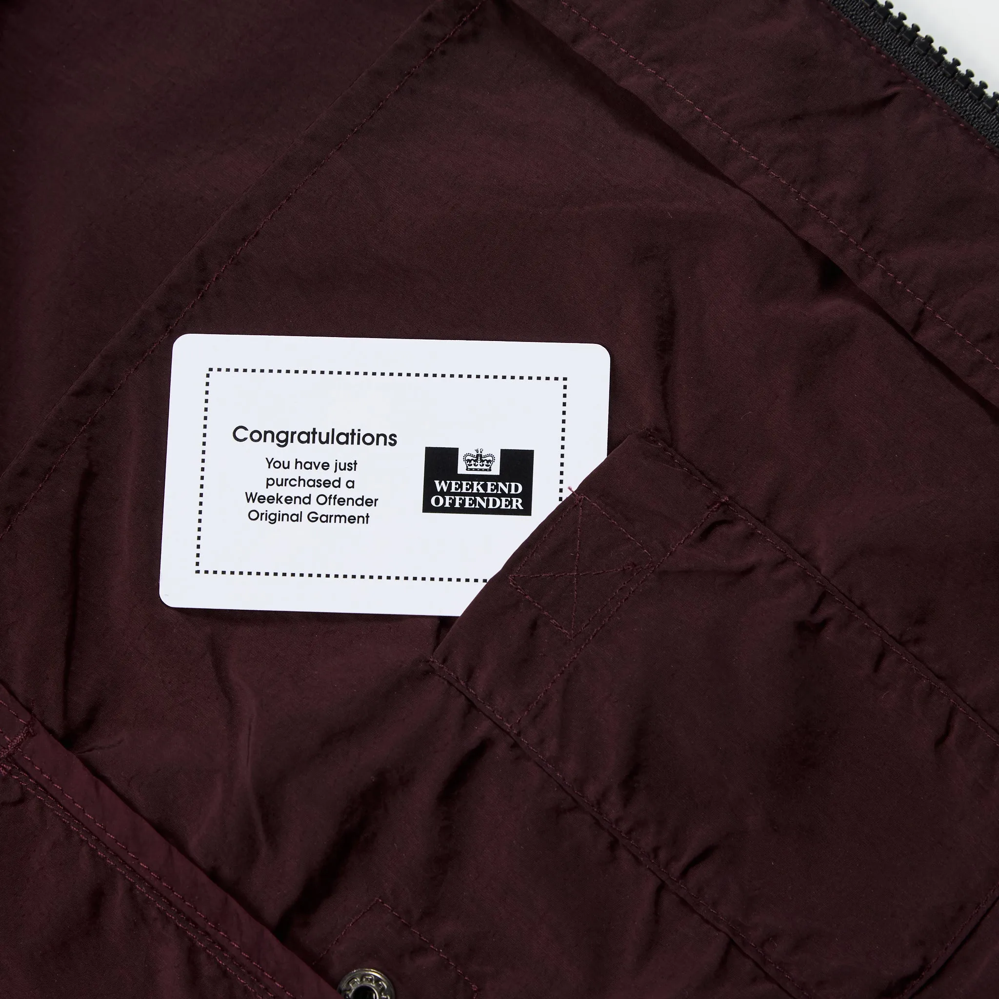 Weekend Offender Vinnie - Burgundy