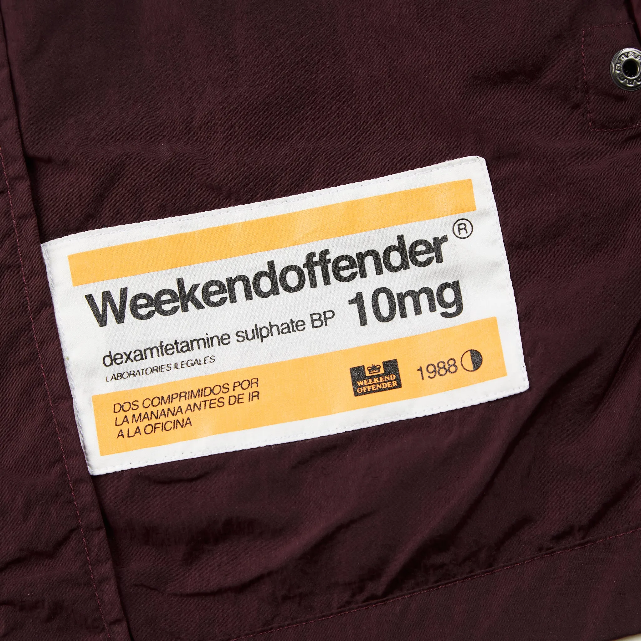 Weekend Offender Vinnie - Burgundy