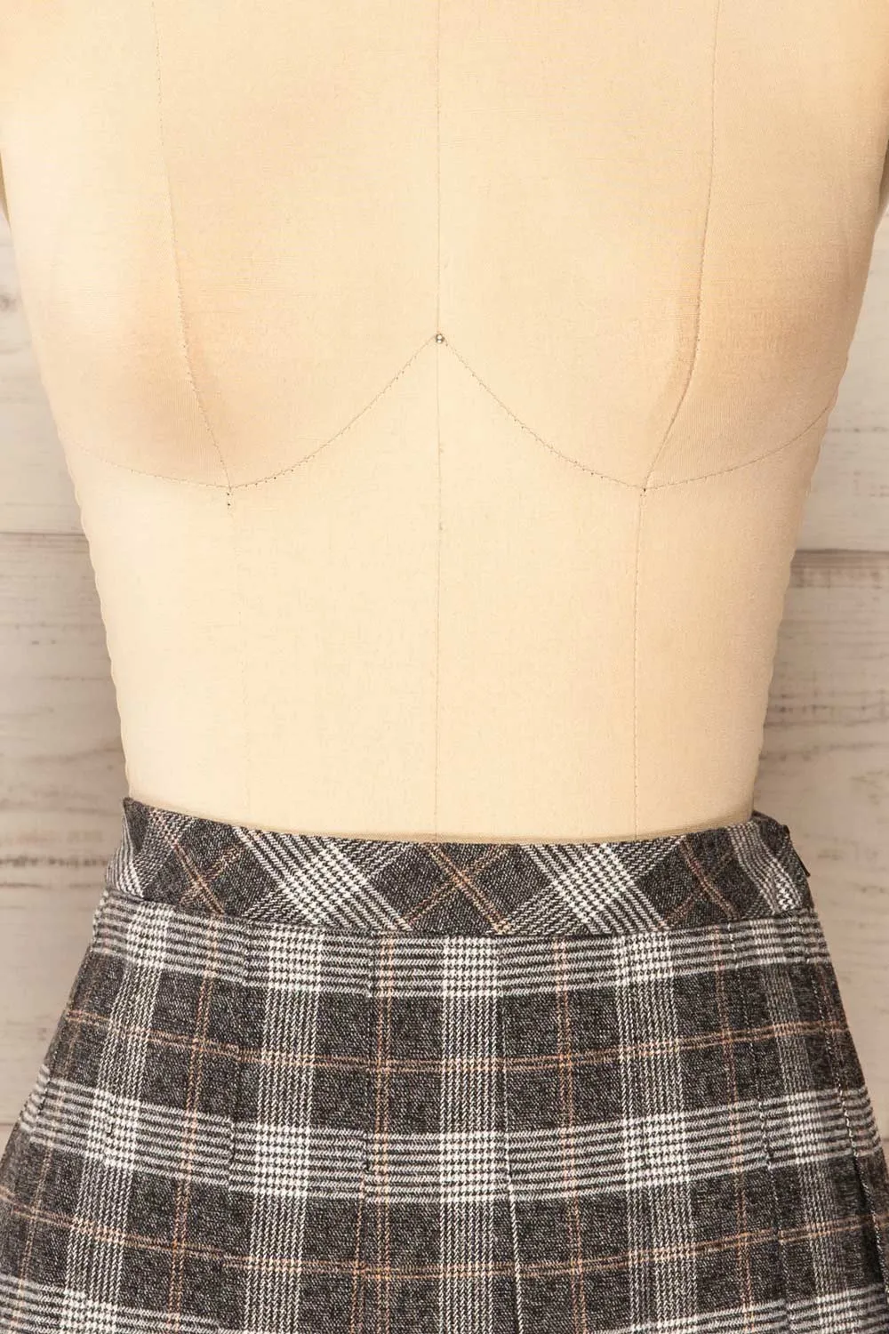 Westesw | Short Plaid Pleated Skirt