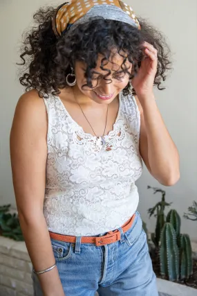 White Lace Camisole