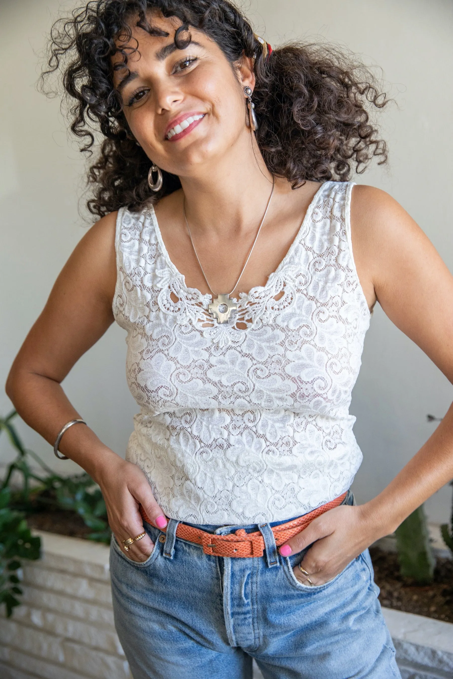 White Lace Camisole